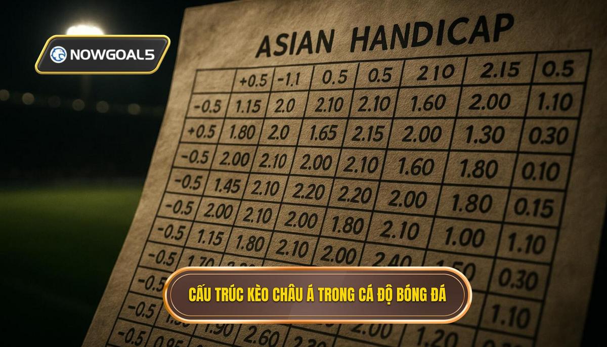 Bản chất và cấu trúc của kèo châu Á trong cá độ bóng đá