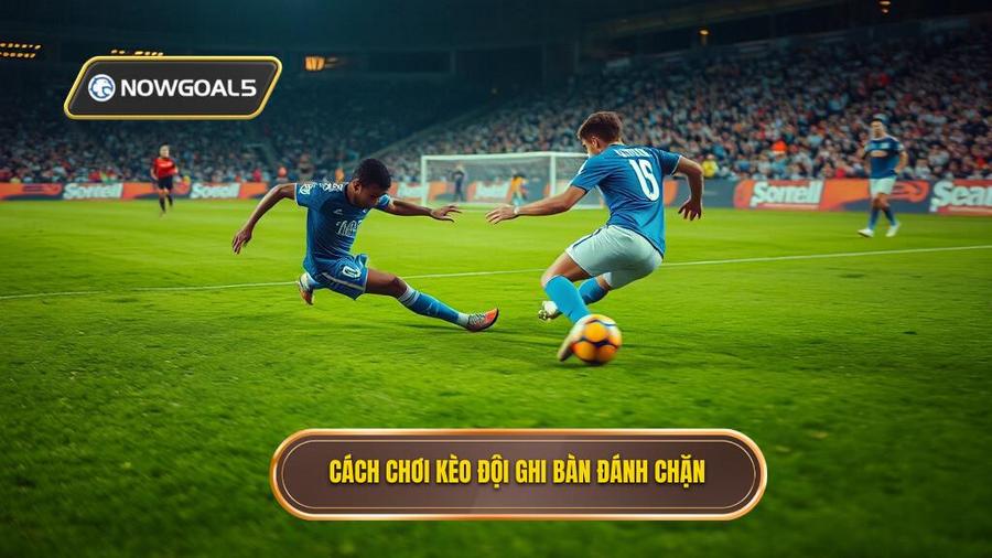 1. Cách chơi kèo đội ghi bàn đánh chặn
