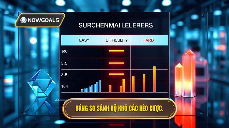 Bảng so sánh các loại kèo dựa trên độ khó