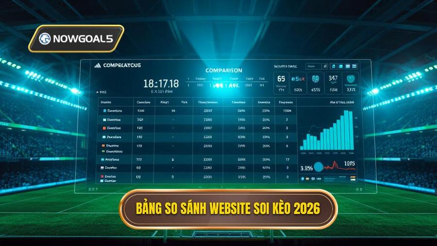 3. Bảng so sánh Top website soi kèo bóng đá uy tín nhất 2026