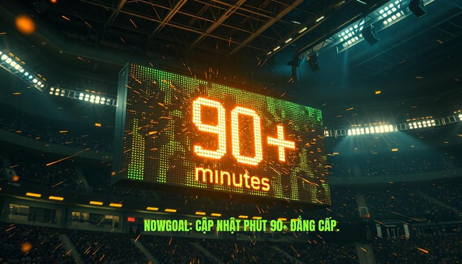 NowGoal Cập Nhật Phút 90+ Cực Gắt: Trải Nghiệm Đỉnh Cao Từng Giây